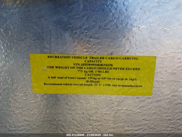 1STC9YP21RJ573376 Airstream Flying Cloud