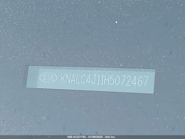 KNALC4J11H5072467 KIA Cadenza Limited