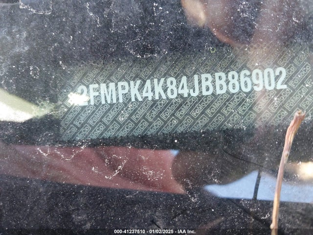 2FMPK4K84JBB86902 Ford Edge Titanium
