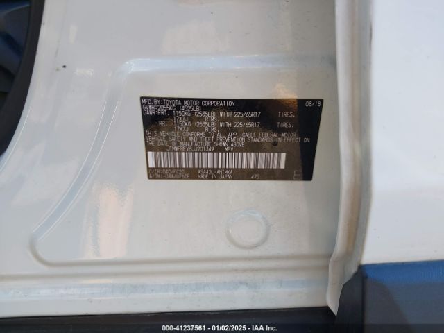 JTMWFREV8JJ201349 Toyota Rav4 Adventure/xle