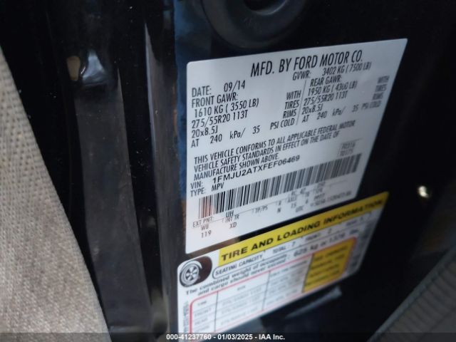 1FMJU2ATXFEF06469 Ford Expedition Limited