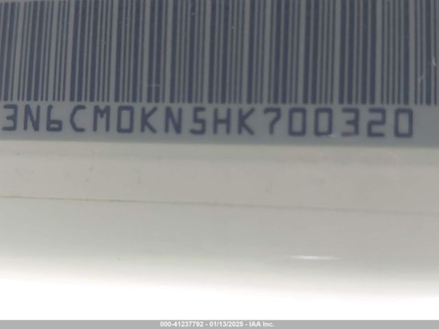 3N6CM0KN5HK700320 Nissan Nv200 S
