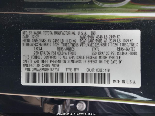 7MMVABBM4RN183708 Mazda Cx-50 2.5 S Preferred