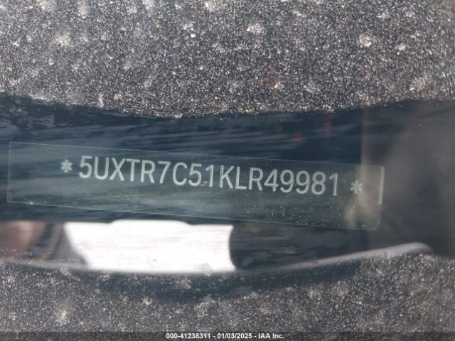 5UXTR7C51KLR49981 BMW X3 Sdrive30i
