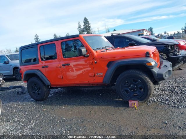 1C4HJXDGXJW172339 Jeep Wrangler Unlimited Sport 4x4
