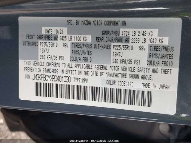 JM3KFBCMXR0401030 Mazda Cx-5 2.5 S Carbon Edition