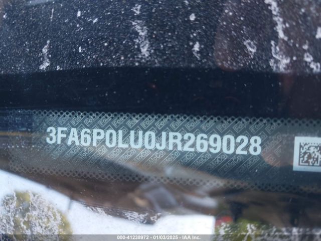 3FA6P0LU0JR269028 Ford Fusion Hybrid Se