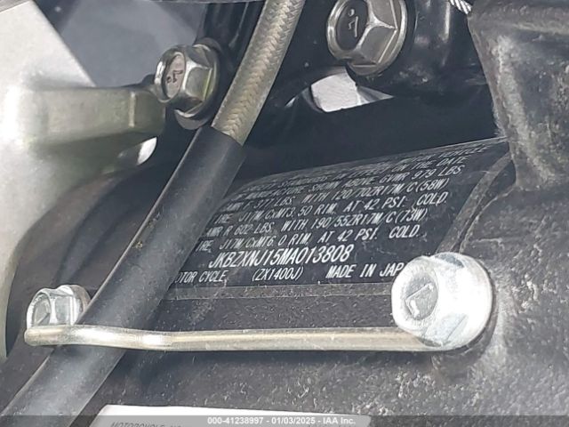 2021 KAWASAKI ZX1400 JKBZXNJ15MA013808 Photo 9