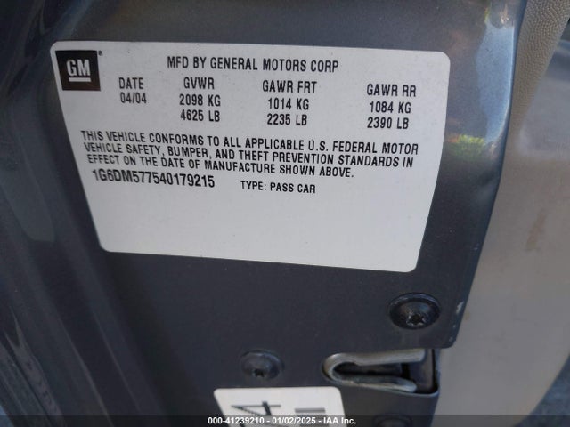 2004 CADILLAC CTS 1G6DM577540179215 Photo 8