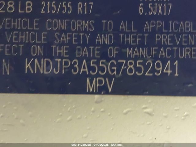 KNDJP3A55G7852941 KIA SOUL +
