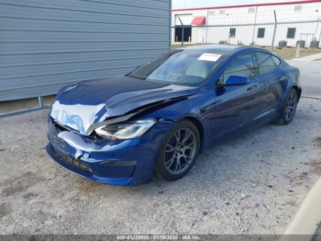 2021 TESLA MODEL S 5YJSA1E5XMF453632 Photo 1