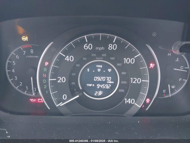 2HKRM4H79EH677546 Honda Cr-v Ex-l