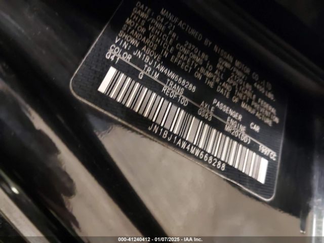 JN1BJ1AW4MW668288 Nissan Rogue Sport S Awd Xtronic Cvt