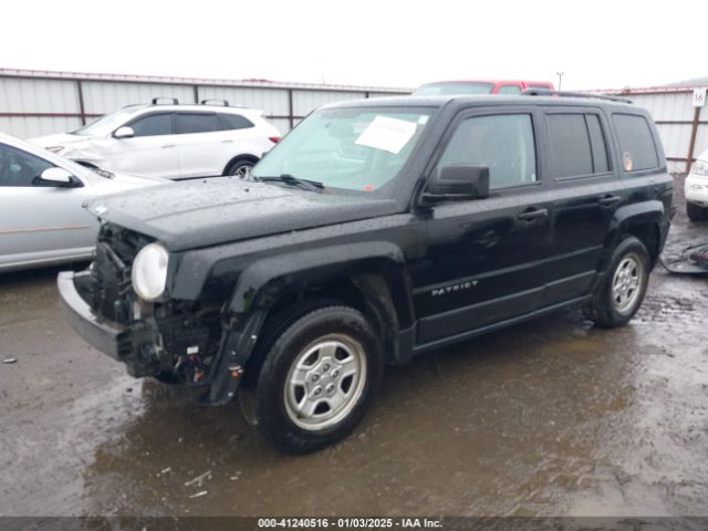 1C4NJPBB8HD161744 Jeep Patriot Sport Fwd