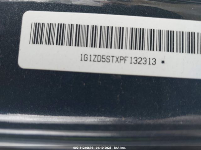 1G1ZD5STXPF132313 Chevrolet Malibu Fwd 1lt