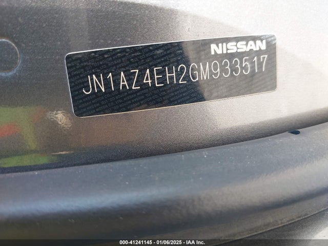 JN1AZ4EH2GM933517 Nissan 370z Sport