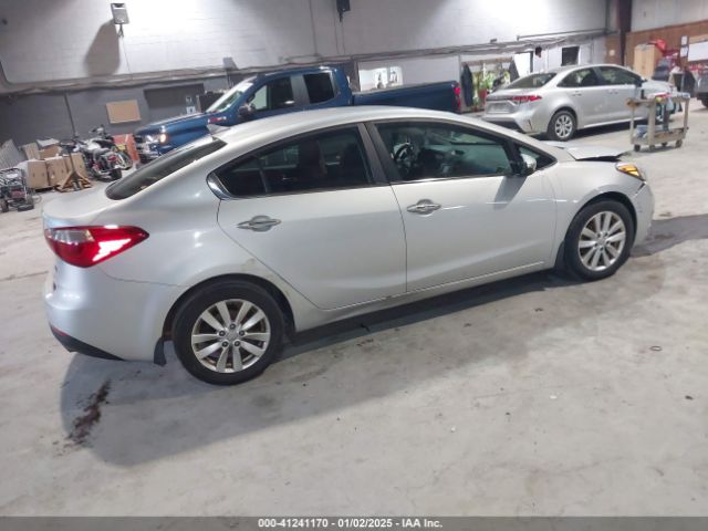 KNAFX4A86E5097603 KIA FORTE EX