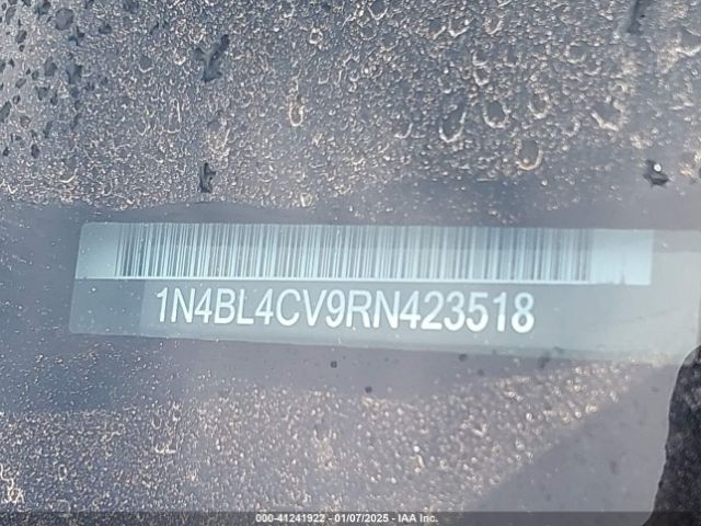 1N4BL4CV9RN423518 Nissan Altima Sr Fwd