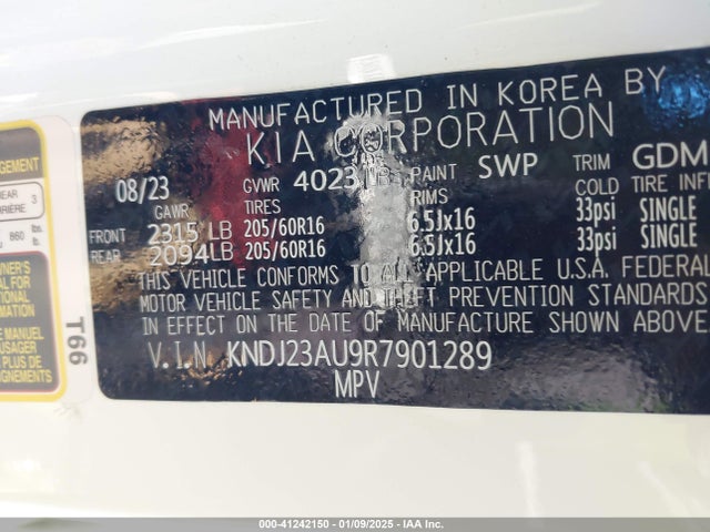 KIA SOUL LX 2024 KNDJ23AU9R7901289 Image 9