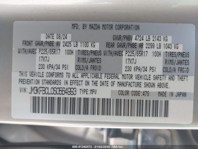 JM3KFBCL0S0564993 Mazda Cx-5 2.5 S Preferred