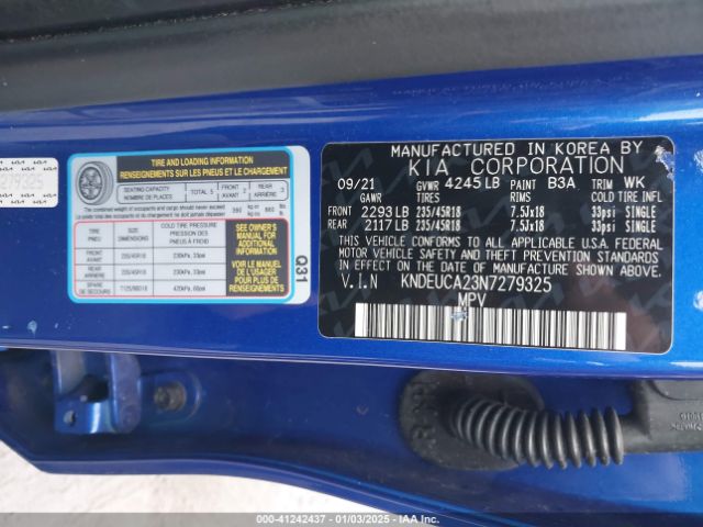 2022 KIA SELTOS KNDEUCA23N7279325 Photo 8