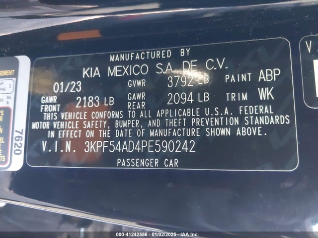 KIA Forte Gt-line 2023 3KPF54AD4PE590242 Image 9