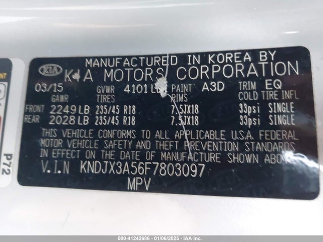 KNDJX3A56F7803097 KIA Soul !