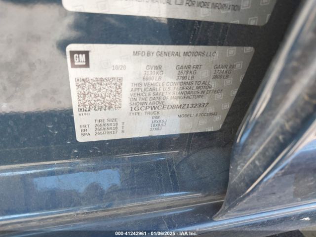 1GCPWCED8MZ132337 Chevrolet Silverado 1500 2wd  Short Bed Lt