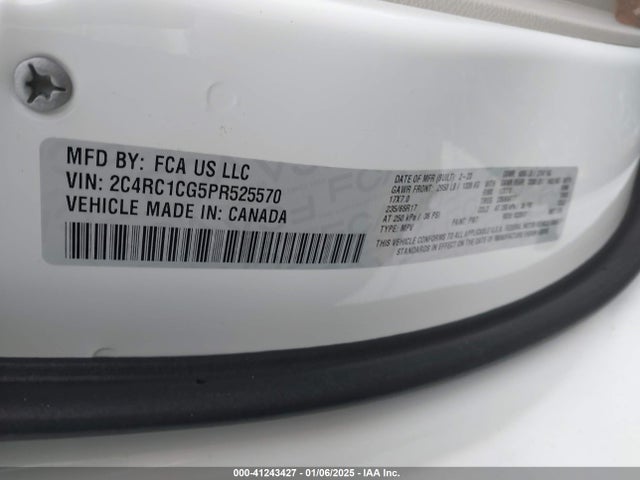 Chrysler Voyager Lx 2023 2C4RC1CG5PR525570 Image 9