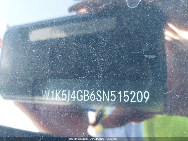 W1K5J4GB6SN515209 Mercedes-Benz Cla 250 Coupe