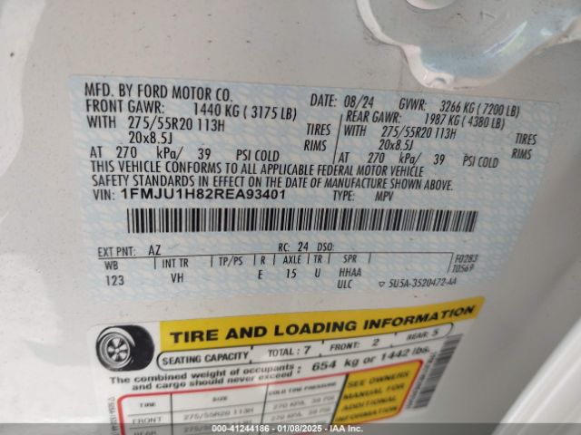 1FMJU1H82REA93401 Ford Expedition Xlt