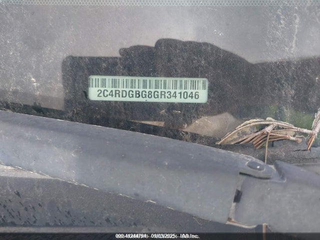 2C4RDGBG8GR341046 Dodge Grand Caravan Se
