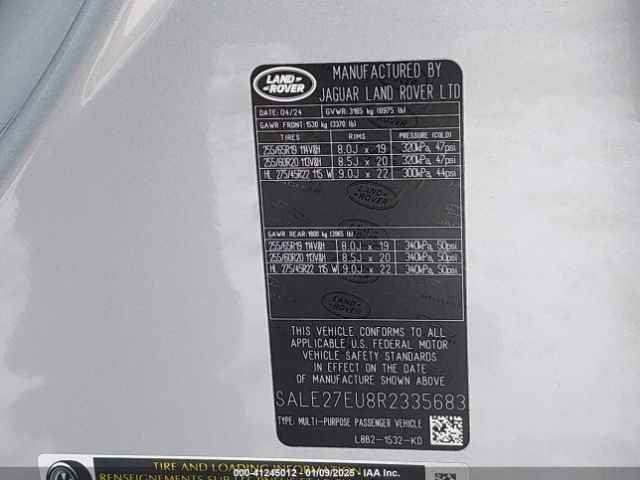 SALE27EU8R2335683 Land Rover Defender 110 P400 X-dynamic Se