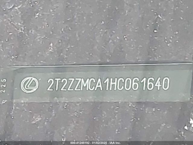 2T2ZZMCA1HC061640 Lexus RX 350