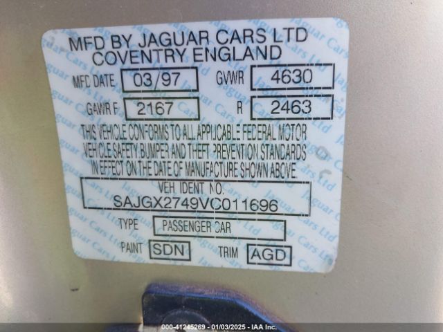 1997 JAGUAR XK8 SAJGX2749VC011696 Photo 8
