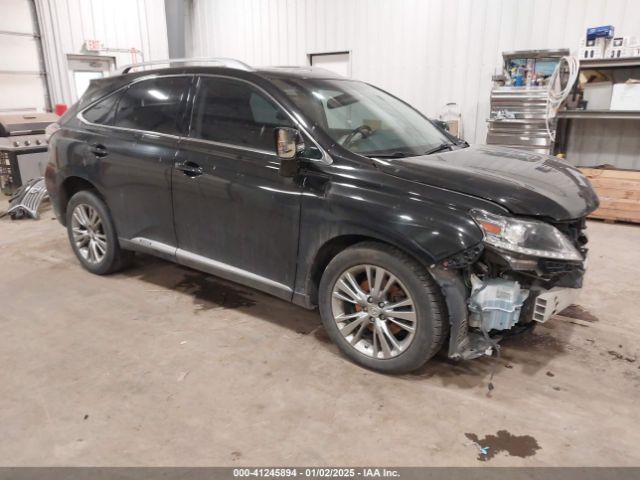 2013 LEXUS RX 450H JTJBC1BA1D2451313
