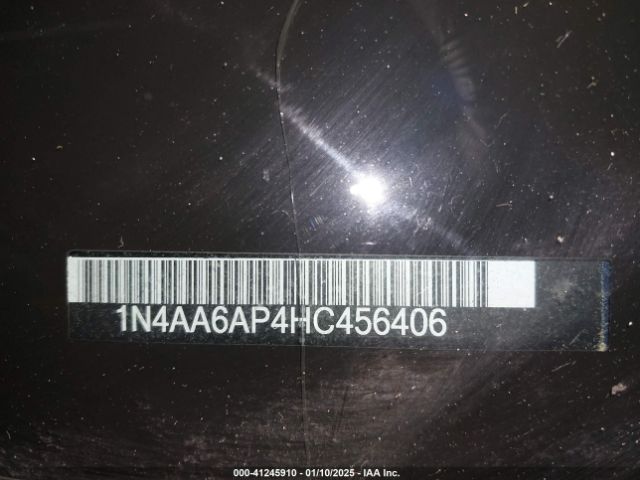 1N4AA6AP4HC456406 Nissan Maxima 3.5 S
