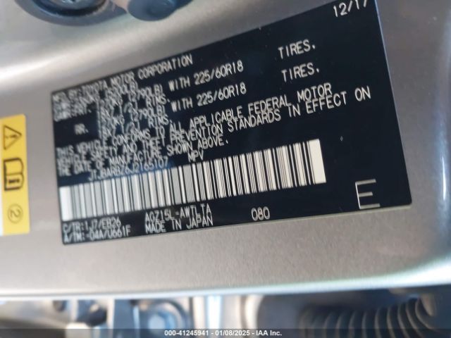 JTJBARBZ6J2165107 Lexus Nx Nx 300 F Sport