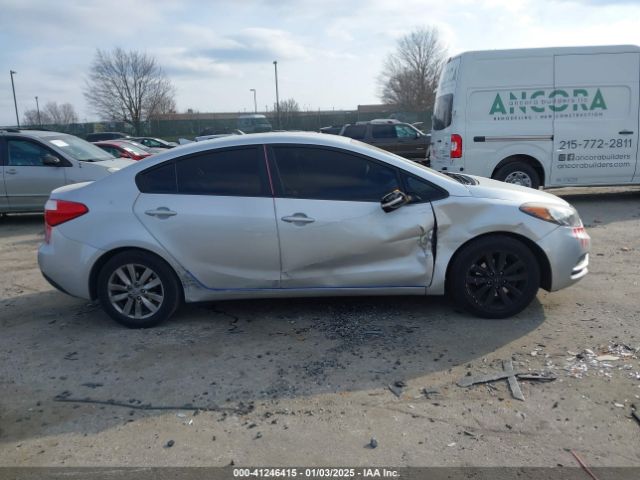 KNAFX4A69E5147053 KIA FORTE LX
