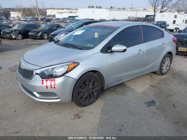 KNAFX4A69E5147053 KIA FORTE LX