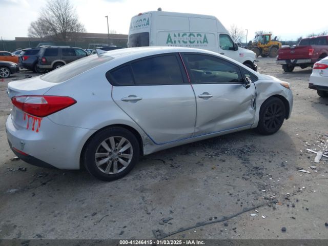 KNAFX4A69E5147053 KIA FORTE LX