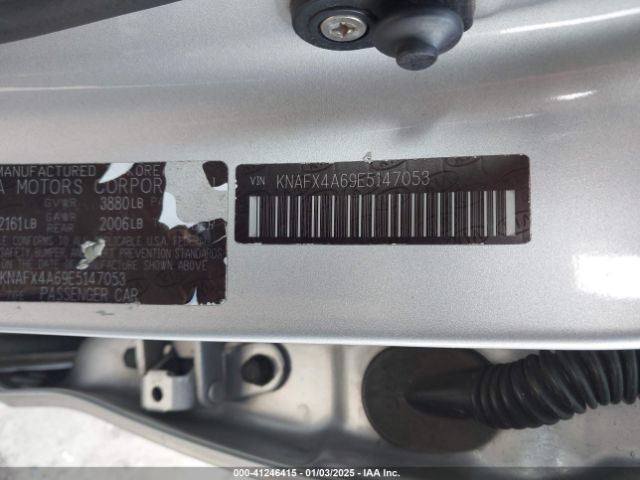 KNAFX4A69E5147053 KIA FORTE LX
