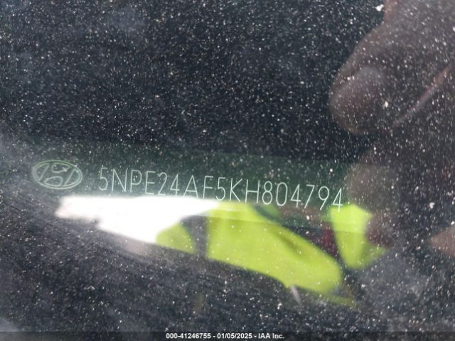 2019 HYUNDAI SONATA 5NPE24AF5KH804794 Photo 8