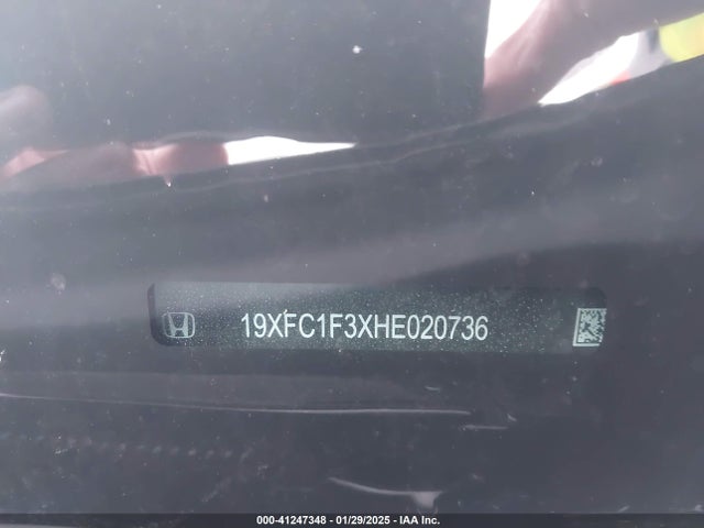 19XFC1F3XHE020736 Honda l15b7