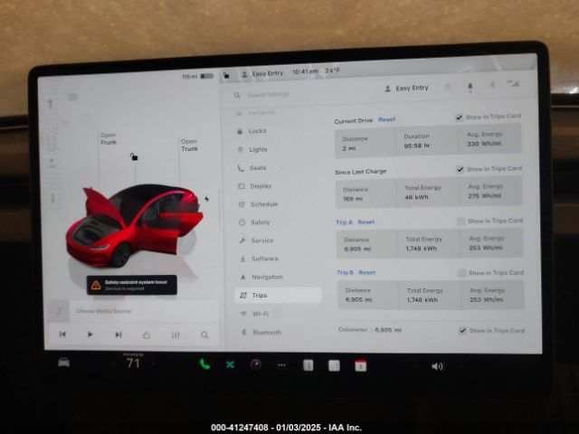 5YJ3E1EB8RF722216 Tesla Model 3 Long Range Dual Motor All-wheel Drive