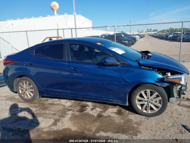 KMHDH4AE6FU357918 Hyundai ELANTRA SE
