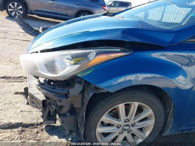 KMHDH4AE6FU357918 Hyundai ELANTRA SE