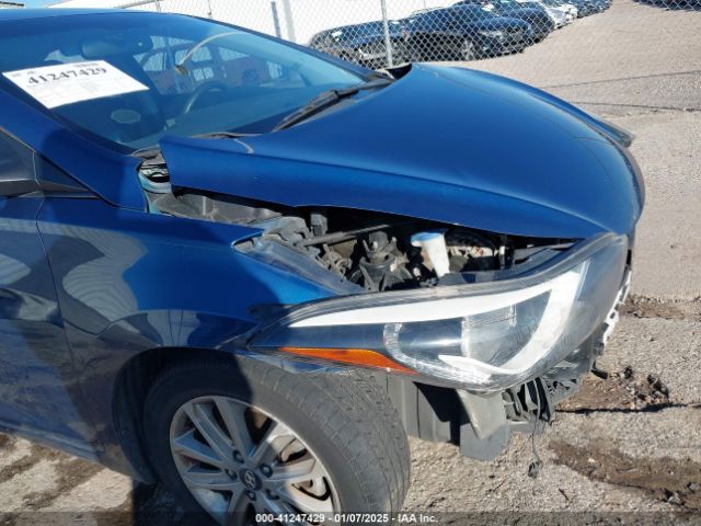 KMHDH4AE6FU357918 Hyundai ELANTRA SE