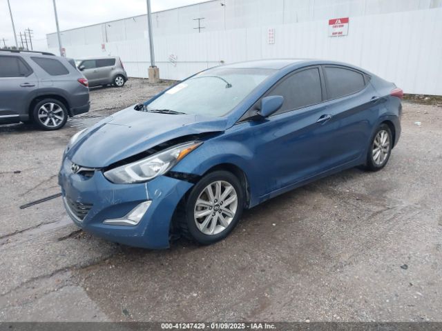 KMHDH4AE6FU357918 Hyundai ELANTRA SE