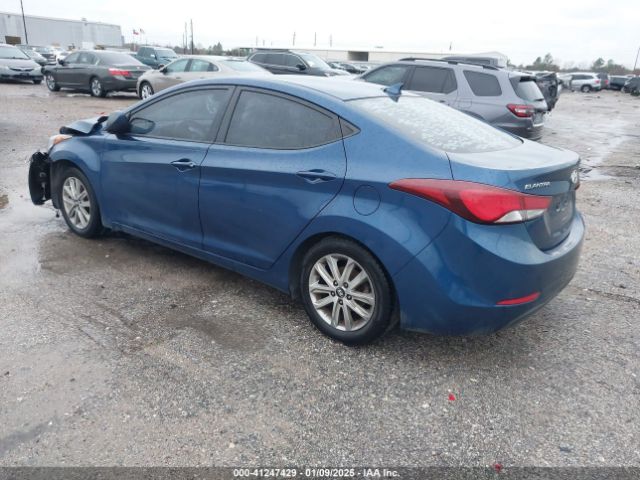 KMHDH4AE6FU357918 Hyundai ELANTRA SE